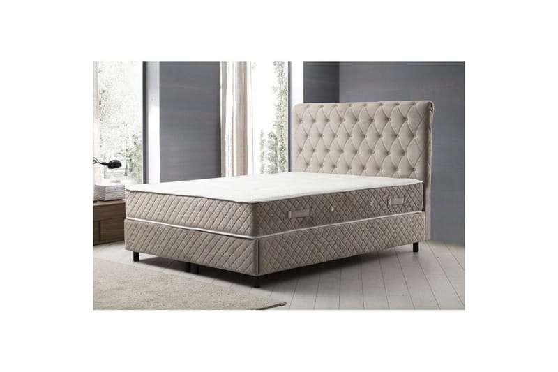 Lamoon Sengepakke Kontinentalseng 150x200 cm - Beige - Møbler - Senge - Komplet sengepakke