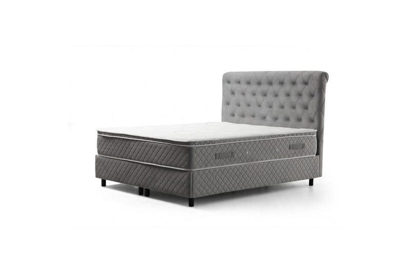 Lamoon Sengepakke Rammeseng 160x200 cm - Grå - Møbler - Senge - Komplet sengepakke