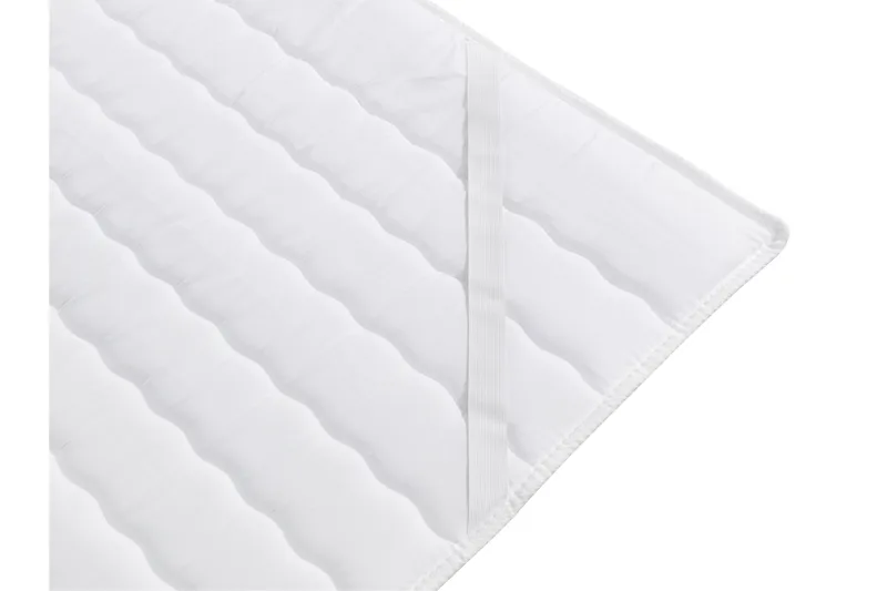 Leckersbo Komplet Sengeløsning Kontinentalseng med opbevaring 140x200 cm - Lys grå - Møbler - Senge - Komplet sengepakke