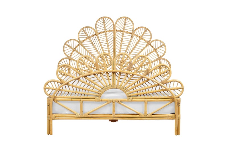 Lorentine Sengeramme 140x200 cm - Lyst træ - Møbler - Senge - Sengeramme & sengestel