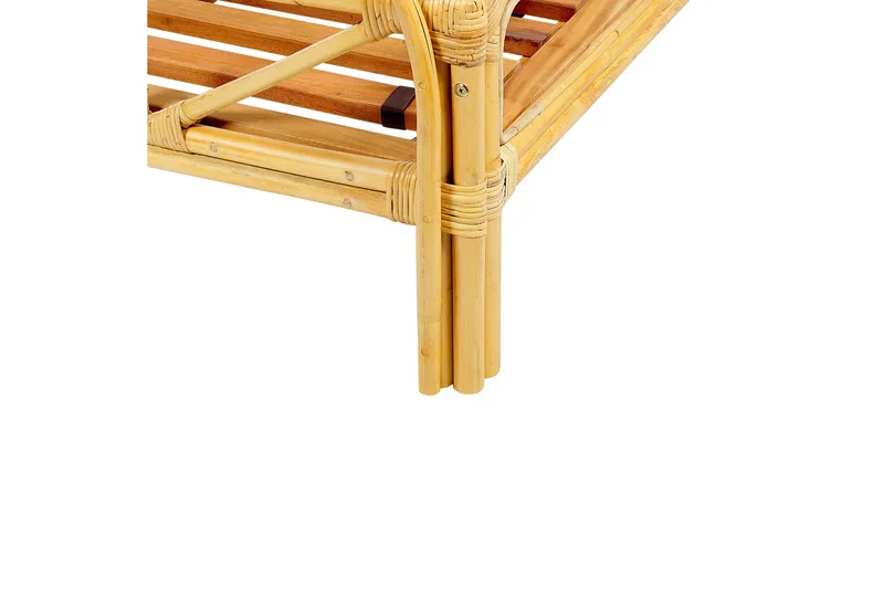 Lorentine Sengeramme 160x200 cm - Lyst træ - Møbler - Senge - Sengeramme & sengestel