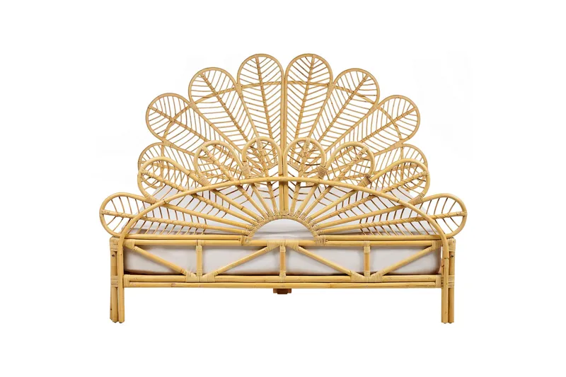 Lorentine Sengeramme 160x200 cm - Lyst træ - Møbler - Senge - Sengeramme & sengestel