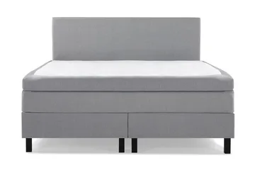 Glat Sengegavl 150 cm - Grå