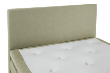 Lucky Komplet Sengepakke 120x200 Latex Glat Sengegavl - Grøn - Møbler - Senge - Komplet sengepakke