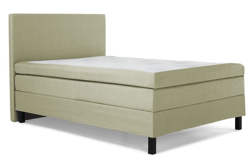 Lucky Komplet Sengepakke 120x200 Latex Glat Sengegavl - Grøn - Møbler - Senge - Komplet sengepakke