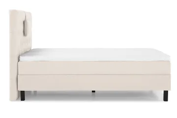 Lucky Komplet Sengepakke 120x200 Skum Diamant Sengegavl - Nakkepude Lille Beige - Møbler - Senge - Enkeltsenge