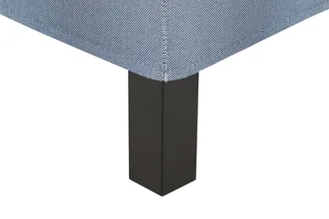 Lucky Komplet Sengepakke 120x200 Polyeter Diamant Sengegavl - Nakkepude Stor Mørkeblå - Møbler - Senge - Komplet sengepakke