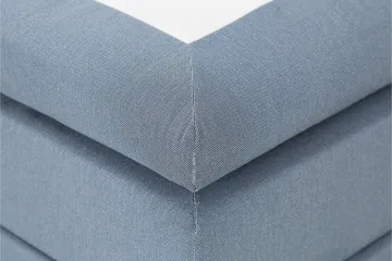 Lucky Komplet Sengepakke 120x200 Polyeter Diamant Sengegavl - Nakkepude Stor Mørkeblå - Møbler - Senge - Komplet sengepakke