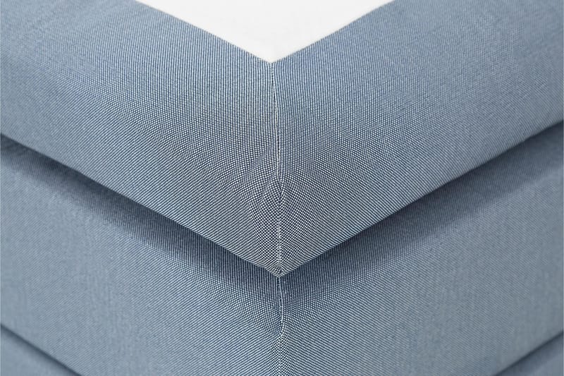 Lucky Komplet Sengepakke 120x200 Polyeter Diamant Sengegavl - Nakkepude Stor Mørkeblå - Møbler - Senge - Komplet sengepakke