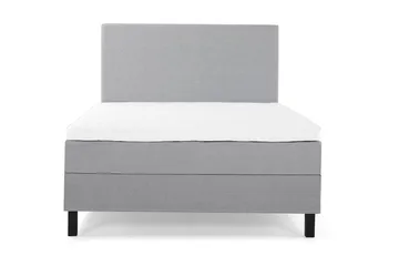 Glat Sengegavl 140 cm - Grey