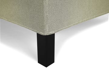 Lucky Komplet Sengepakke 140x200 Polyeter Diamant Sengegavl - Nakkepude Stor Grøn - Møbler - Senge - Kontinentalsenge
