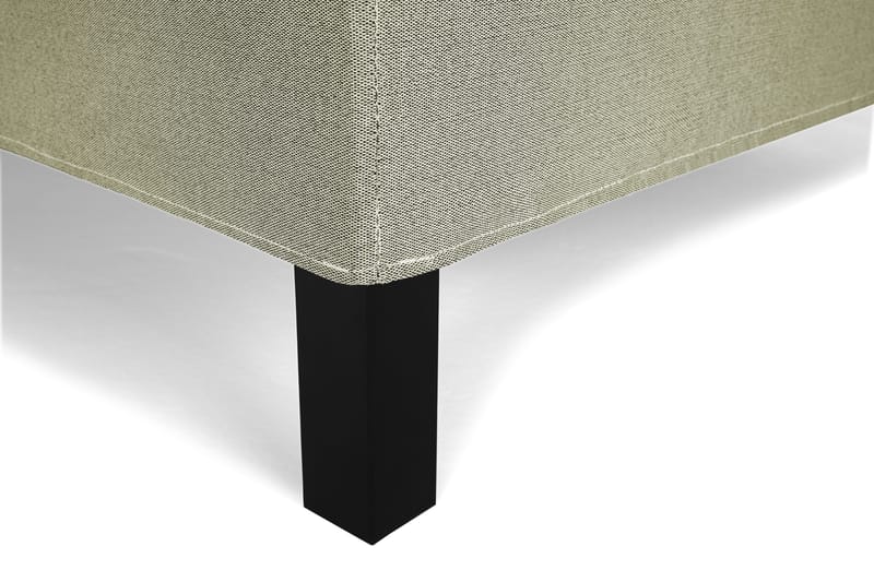 Lucky Komplet Sengepakke 140x200 Polyeter Diamant Sengegavl - Nakkepude Stor Grøn - Møbler - Senge - Kontinentalsenge