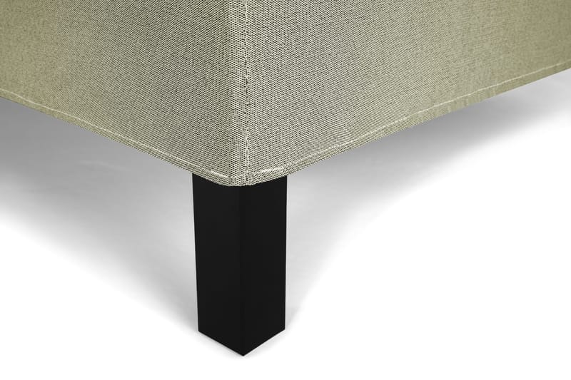 Lucky Komplet Sengepakke 160x200 Polyeter Glat Sengegavl - Nakkepude Stor Grøn - Møbler - Senge - Kontinentalsenge