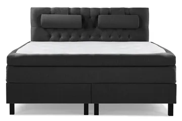 Sengegavl 160 cm - Sort|Grå