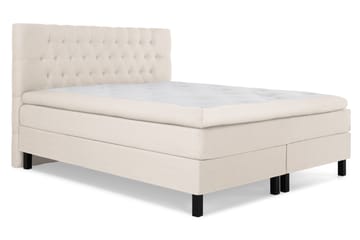 Lucky Komplet Sengepakke 180x200 cm Latex Diamant Sengegavl - Beige - Møbler - Senge - Komplet sengepakke