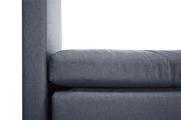 Lucky Komplet Sengepakke 180x200 Memory Glat Sengegavl - Nakkepude Lille Mørkeblå - Møbler - Senge - Komplet sengepakke