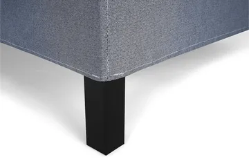 Lucky Komplet Sengepakke 180x200 Skum Glat Sengegavl - Mørkeblå - Møbler - Senge - Komplet sengepakke