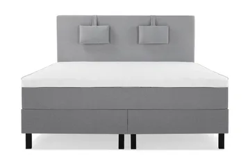Glat Sengegavl 180 cm - Medium Grey