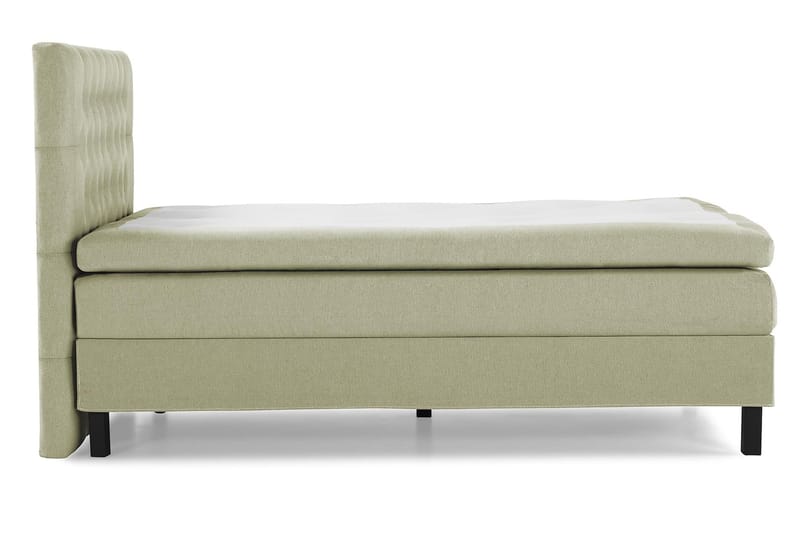 Lucky Kontinentalseng 140x200 polyester - grøn - Møbler - Senge - Komplet sengepakke