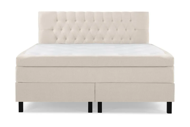 Lucky Kontinentalseng 180x200 cm Polyetherskum, Beige