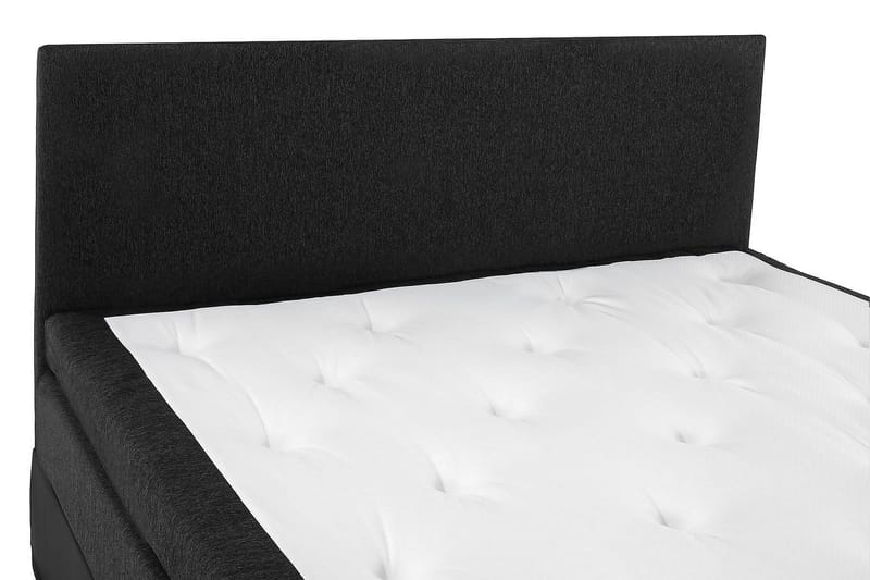 Lucky Kontinentalseng 180x200 Latex - Sort/Grå/PU - Møbler - Senge - Komplet sengepakke