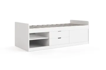Lundvik sengeramme 90x200 cm med opbevaring - Møbler - Senge - Sengeramme & sengestel