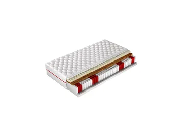 Algedi Springmadras 160x200 cm - Hvid - Møbler - Senge - Madrasser - Springmadras