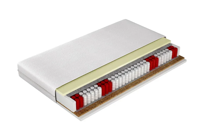 Billok Fjærmadrass 80x200 cm - Hvid - Møbler - Senge - Madrasser - Springmadras