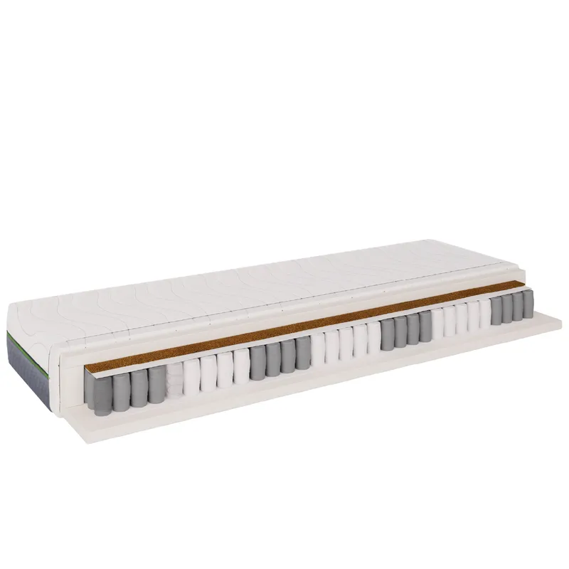 Brylan Springmadras 180x200 cm, hvid