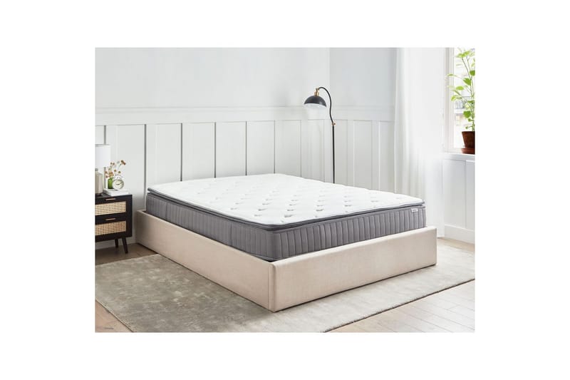 Fjederkernemadras Pleasant 160x200 cm, Medium fast - 160x200 cm, Medium fast - Møbler - Senge - Madrasser - Springmadras