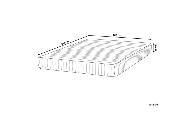 Fjedermadras Delightful 160x200 cm - 160x200 cm - Møbler - Senge - Madrasser - Springmadras