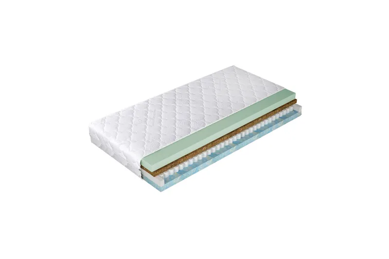 Florizel Fjedermadras 120x200 cm, Hvid