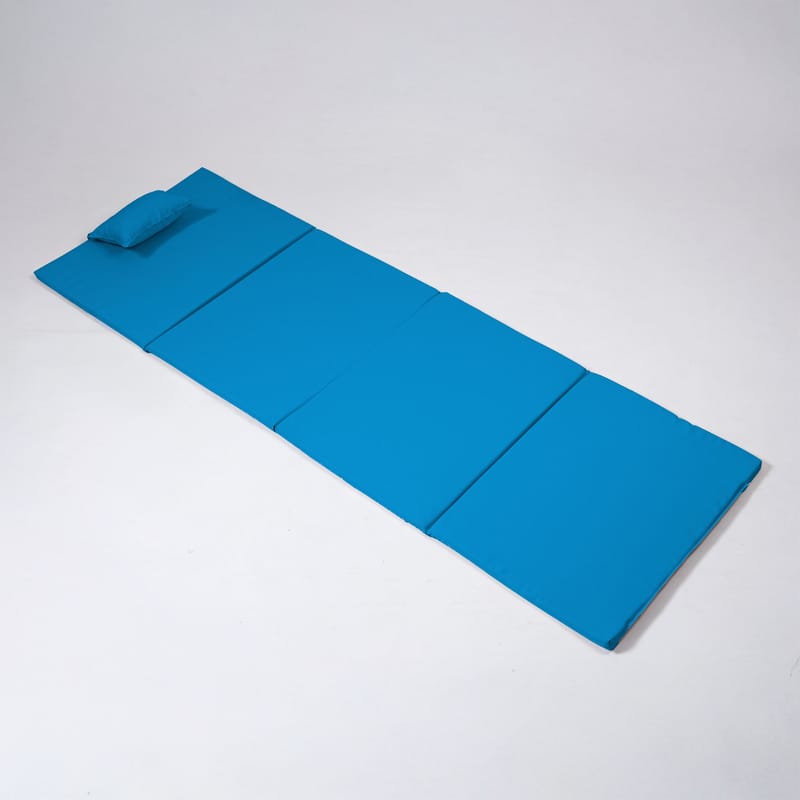 Foldeseng Kalune Design Myc06 (55 x 180 x 5 cm) Blå - Møbler - Senge - Madrasser - Skummadras