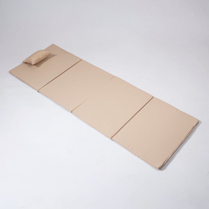 Foldeseng Kalune Design Myc06 (55 x 180 x 5 cm) Creme - Møbler - Senge - Madrasser - Skummadras