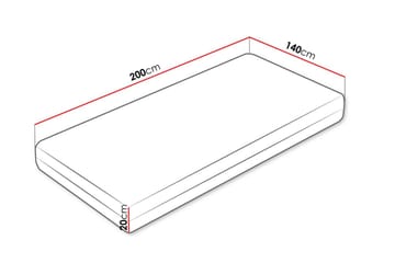 Fryer Fjedermadras 140x200 cm - Hvid - Møbler - Senge - Madrasser - Springmadras