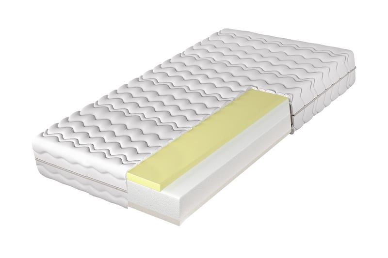 Gamini Skummadras 90x200 cm - Hvid - Møbler - Senge - Madrasser - Skummadras