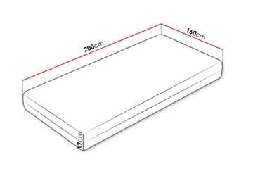 Garbo Fjærmadrass 160x200 cm - Hvid - Møbler - Senge - Madrasser - Springmadras