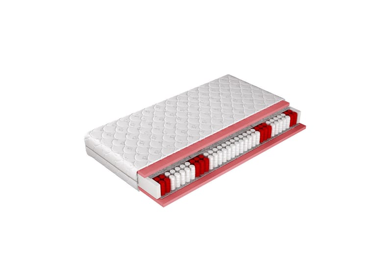 Guntorp Fjærmadrass 90x200 cm, Hvid