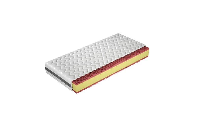 Hoefler Skummadrass 140x200 cm - Hvid - Møbler - Senge - Madrasser - Skummadras