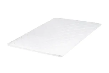HVILA Duo topmadras vendbar sommer- og vinterside, 140x200 cm – 7 cm blød/mellem, polyetherskum, vaskbart betræk - Møbler - Senge - Madrasser - Topmadras