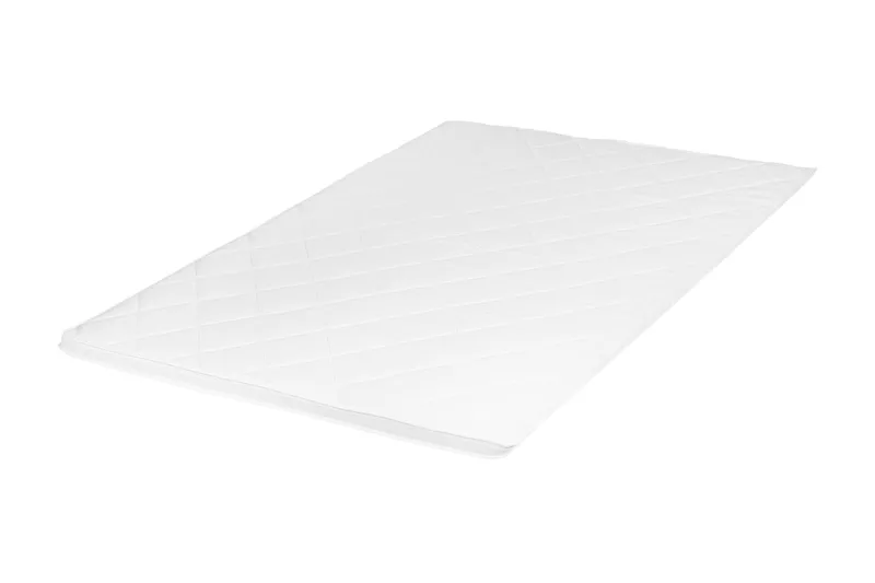 HVILA Duo topmadras vendbar sommer- og vinterside, 180x200 cm – 7 cm blød/mellem, polyetherskum, vaskbart betræk, undefined