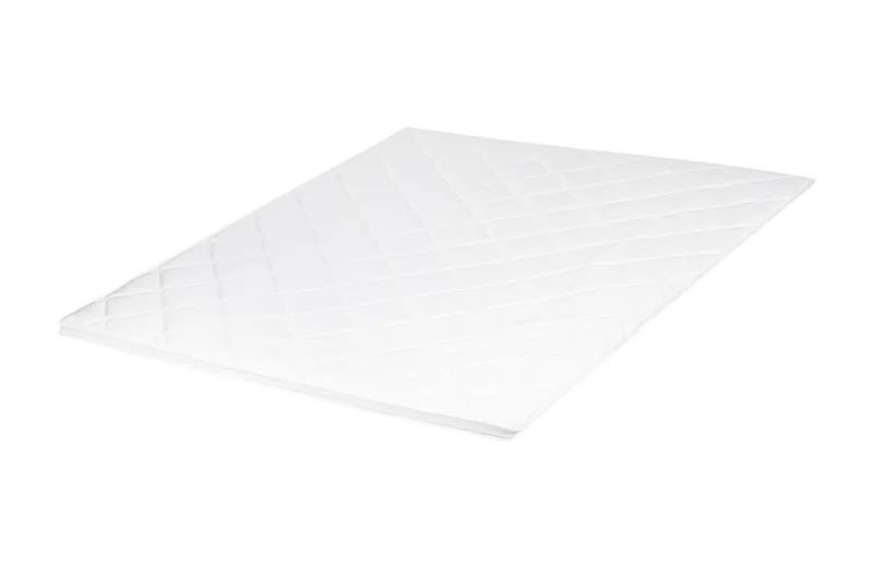 HVILA Duo topmadras vendbar sommer- og vinterside, 180x200 cm – 7 cm blød/mellem, polyetherskum, vaskbart betræk - Møbler - Senge - Madrasser - Topmadras