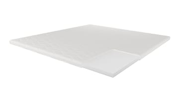 HVILA Foam topmadras i polyetherskum 160x200 cm – 7 cm blød/mellem, vaskbart betræk - Møbler - Senge - Madrasser - Topmadras