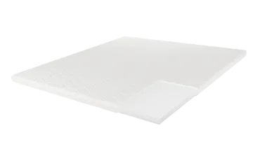 HVILA Foam topmadras i polyetherskum 180x200 cm – 7 cm blød/mellem, vaskbart betræk - Møbler - Senge - Madrasser - Topmadras
