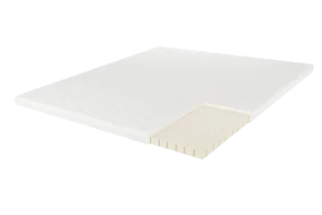 HVILA Latex topmadras i punktelastisk latex 180x200 cm – 7 cm mellem/fast, vaskbart betræk - Møbler - Senge - Madrasser - Topmadras