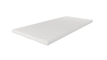 HVILA Latex topmadras i punktelastisk latex 90x200 cm – 7 cm mellem/fast, vaskbart betræk - Møbler - Senge - Madrasser - Topmadras