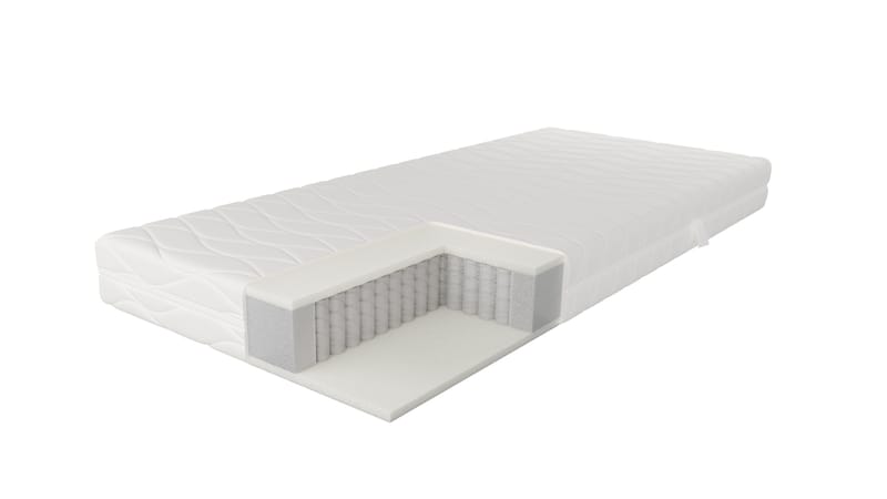 Hvila springmadras med vaskbart betræk 80x200 cm - Møbler - Senge - Madrasser - Springmadras