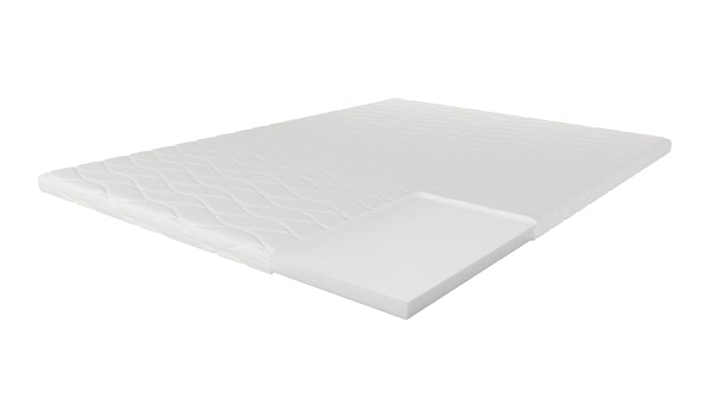 HVILA Topmadras 120x200 cm – 7 cm blød/medium memoryskum, trykaflastende med vaskbart betræk - Møbler - Senge - Madrasser - Topmadras