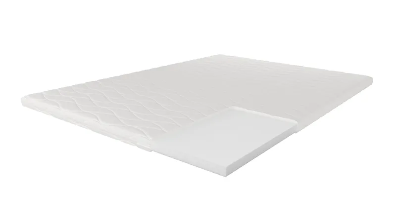HVILA Topmadras 120x200 cm – 7 cm polyetherskum, blød/medium med vaskbart betræk - Møbler - Senge - Madrasser - Topmadras