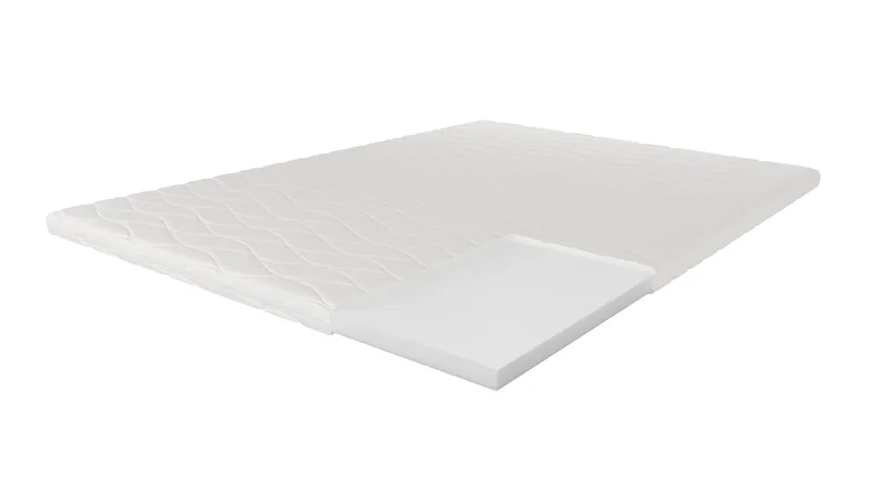 HVILA Topmadras 140x200 cm – 7 cm blød/medium memoryskum, trykaflastende med vaskbart betræk - Møbler - Senge - Madrasser - Skummadras